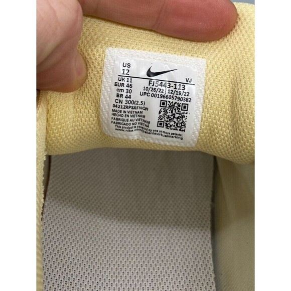 Nike Shoes Mens Size 12 Yellow Blue Running Active Running MP-6000 FJ5443-113 - Picture 11 of 11